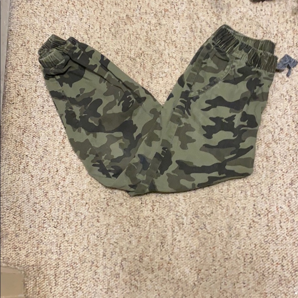 Camouflage joggers